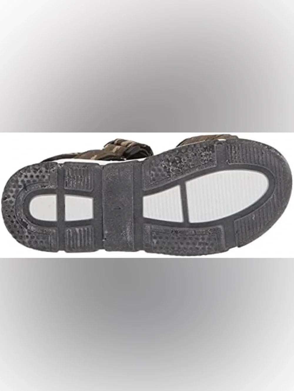 Steve Madden Kids Camouflage Sport Sandals - Olive Camo Sz 4 BNWB